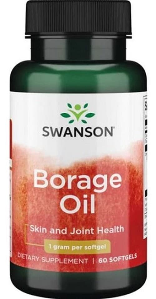 Swanson - Borage Oil - 60 Sgels – Swanson förpackning