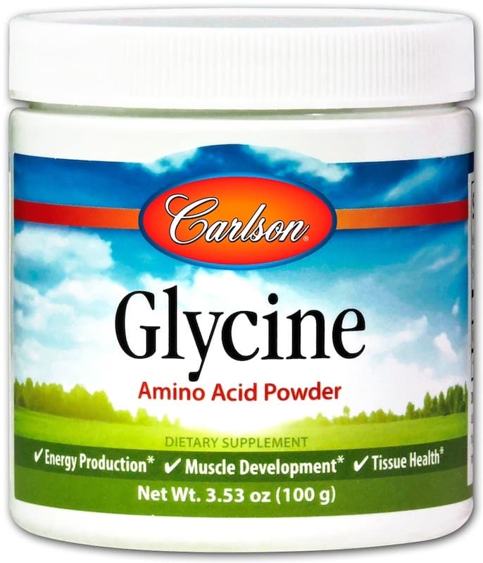 Carlson Labs - Glycine Amino Acid Powder - 100g – Carlson Labs förpackning