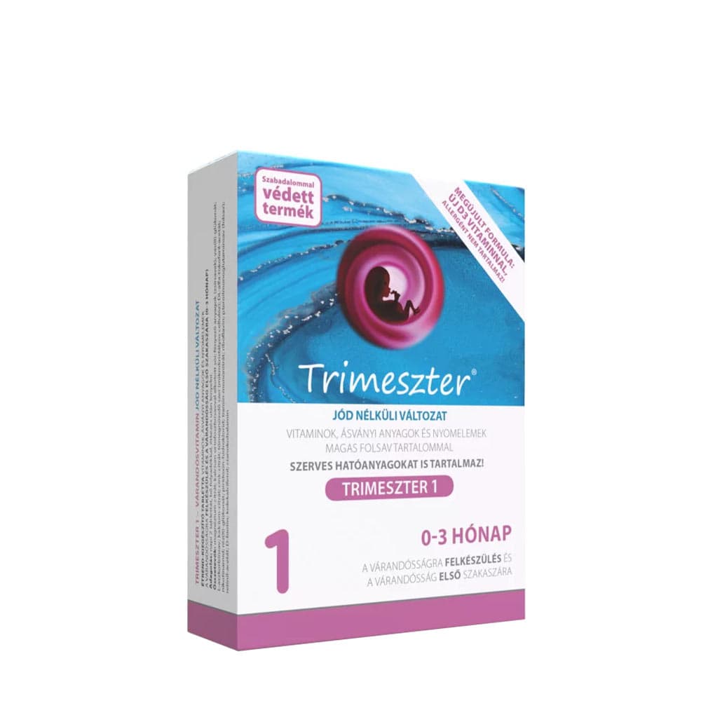 Vitaking - Trimester 1 Multivitamin - Without Iodine - 60 Tabs – Vitaking förpackning