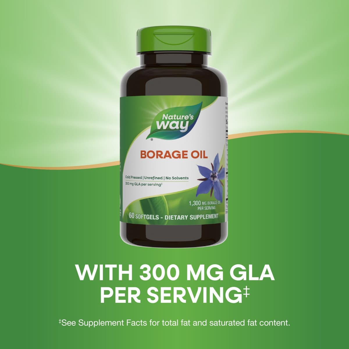 Nature'S Way - Borage Oil - 60 Sgels