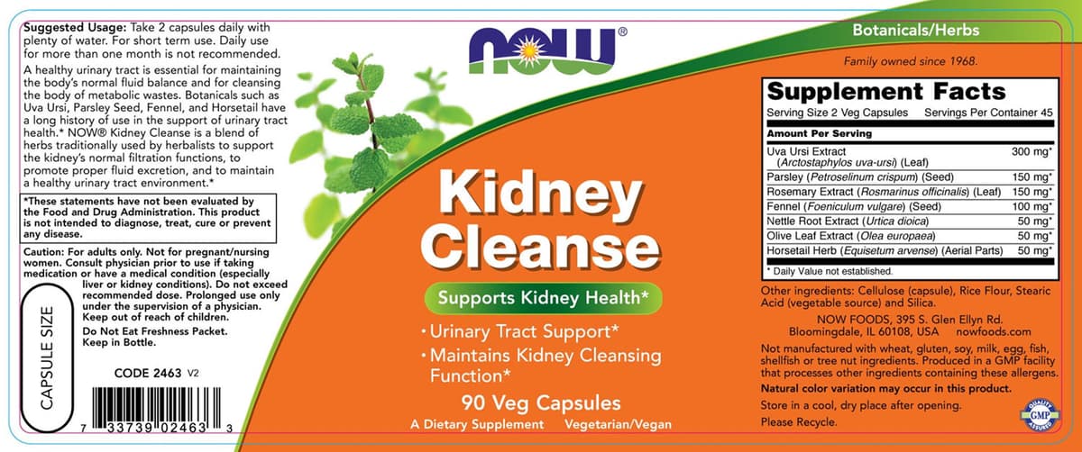 NOW Foods - Kidney Cleanse - 90 Vcaps