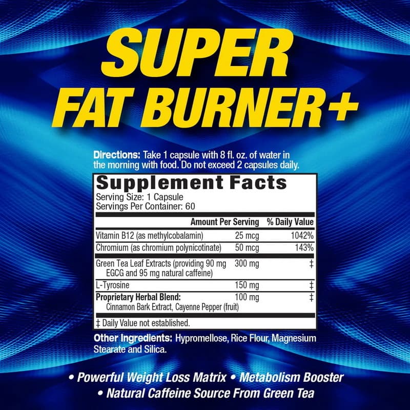 MHP - Super Fat Burner+ - 60 Kapsler