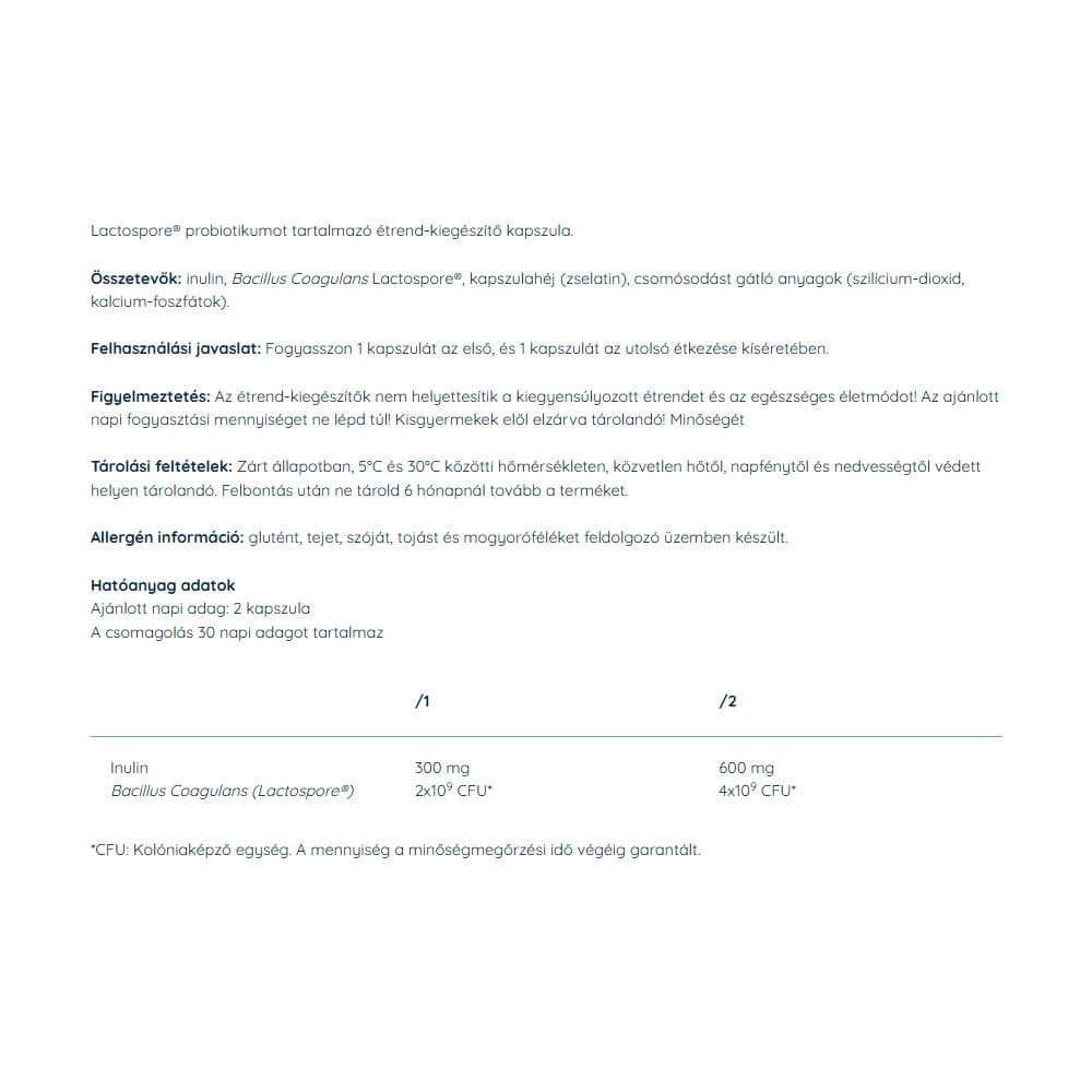 Nutriversum Lactospore® Probiotic Capsule - 60 Caps