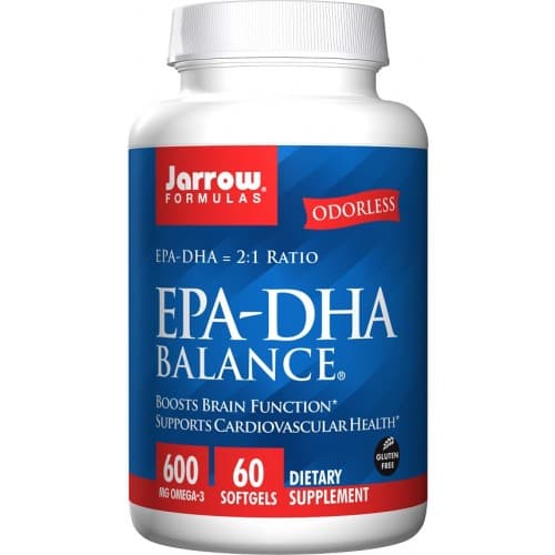 Jarrow Formulas - EPA-DHA Balance - 60 Softgels – Jarrow förpackning