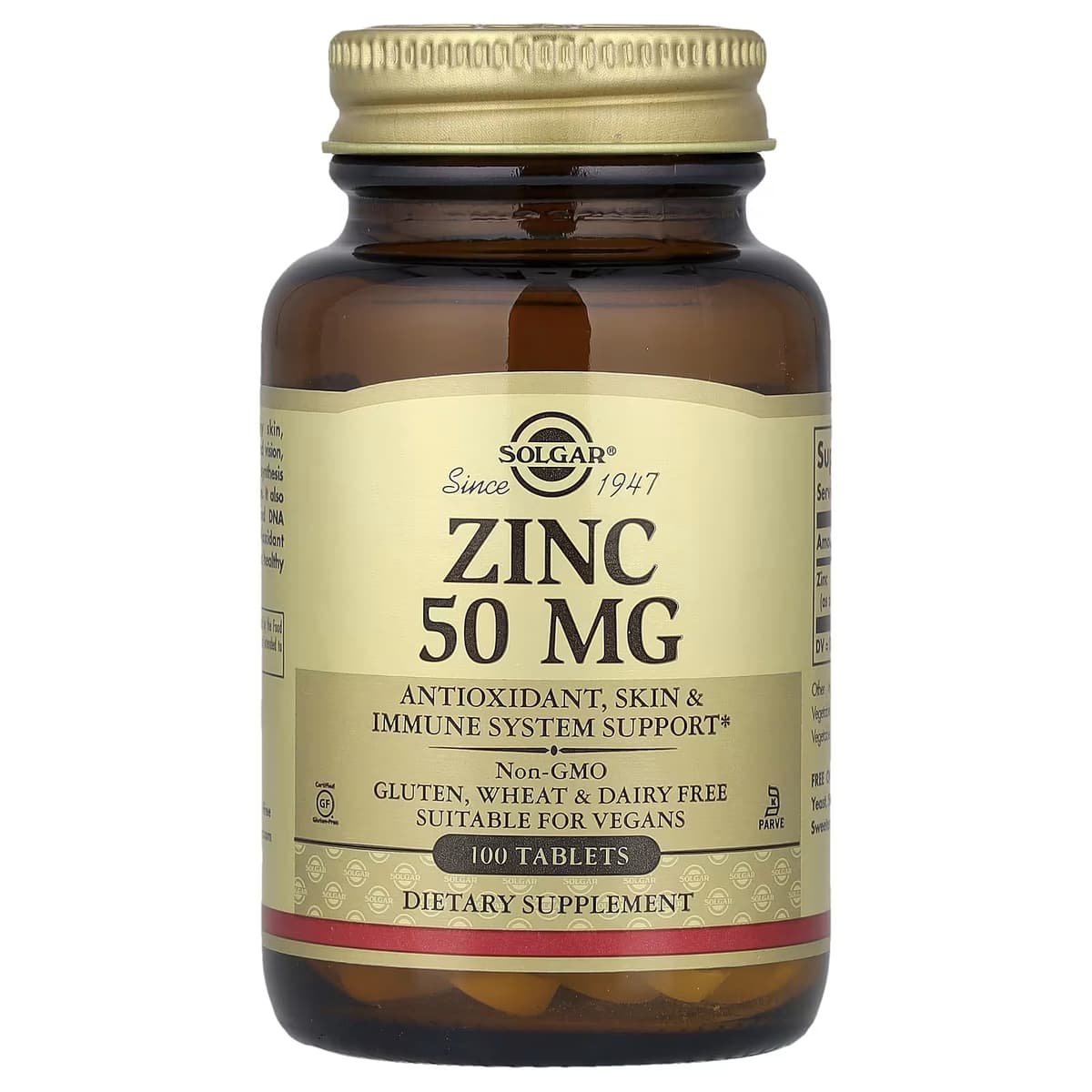 Solgar - Zinc - 100 Tablets