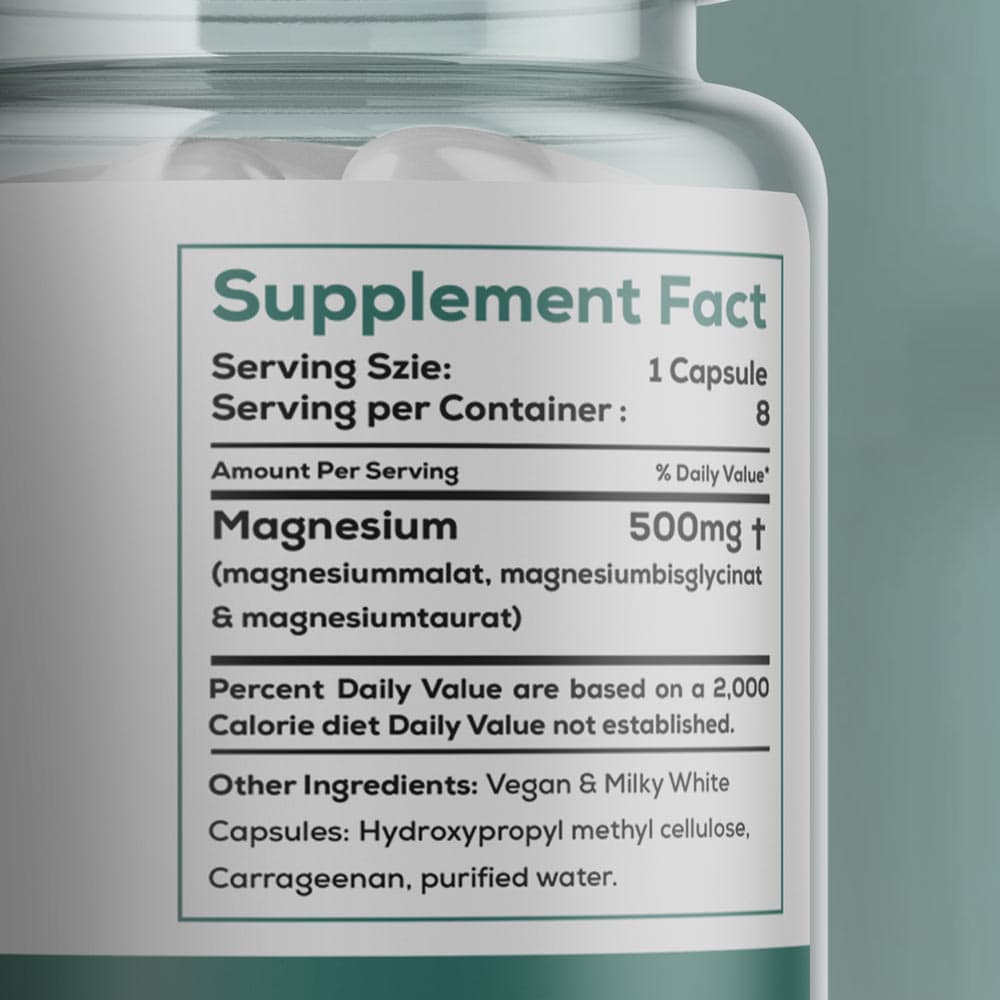 Oly - Triple Magnesium, 500mg - 60 vcaps