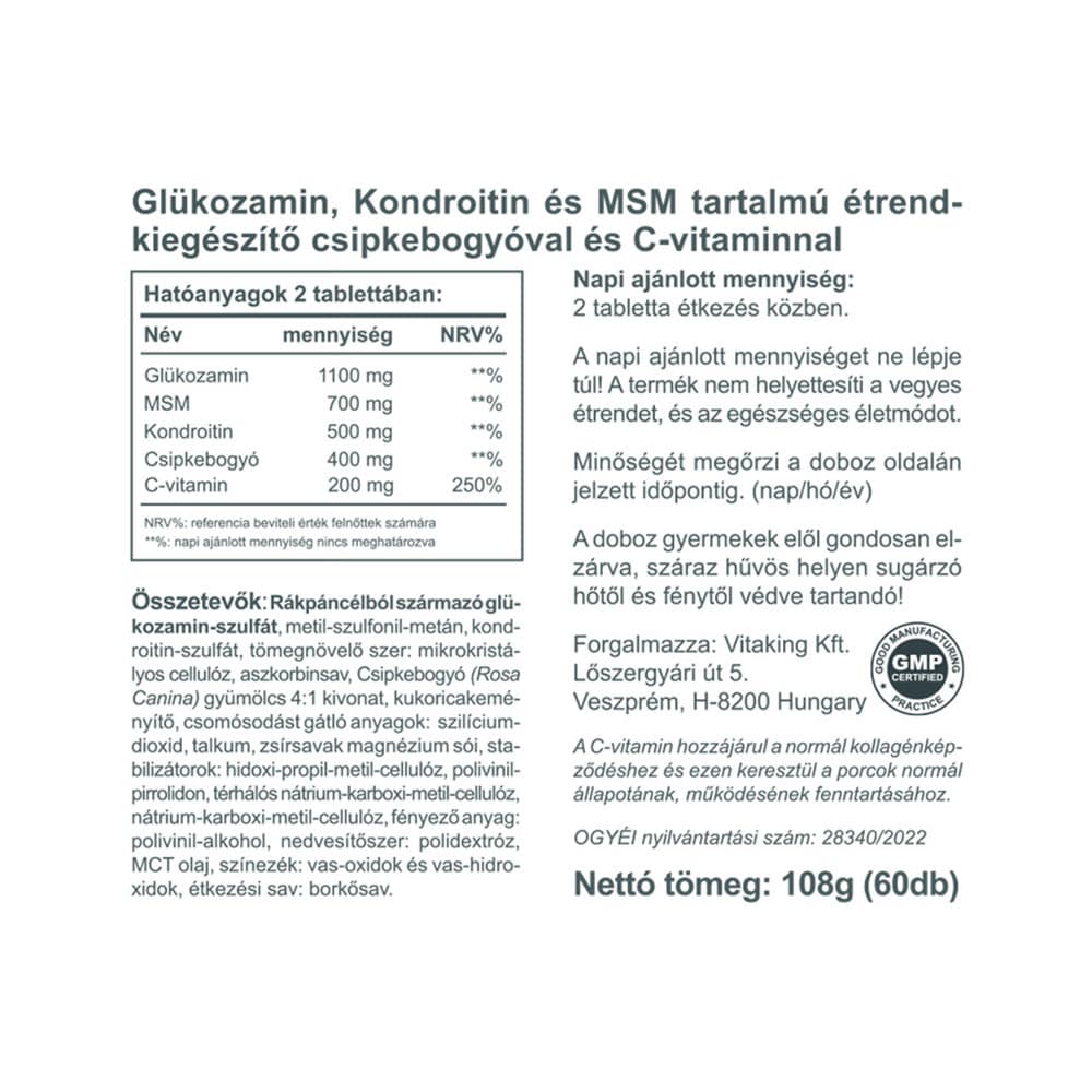 Vitaking - Joint Formula - 60 Tabs