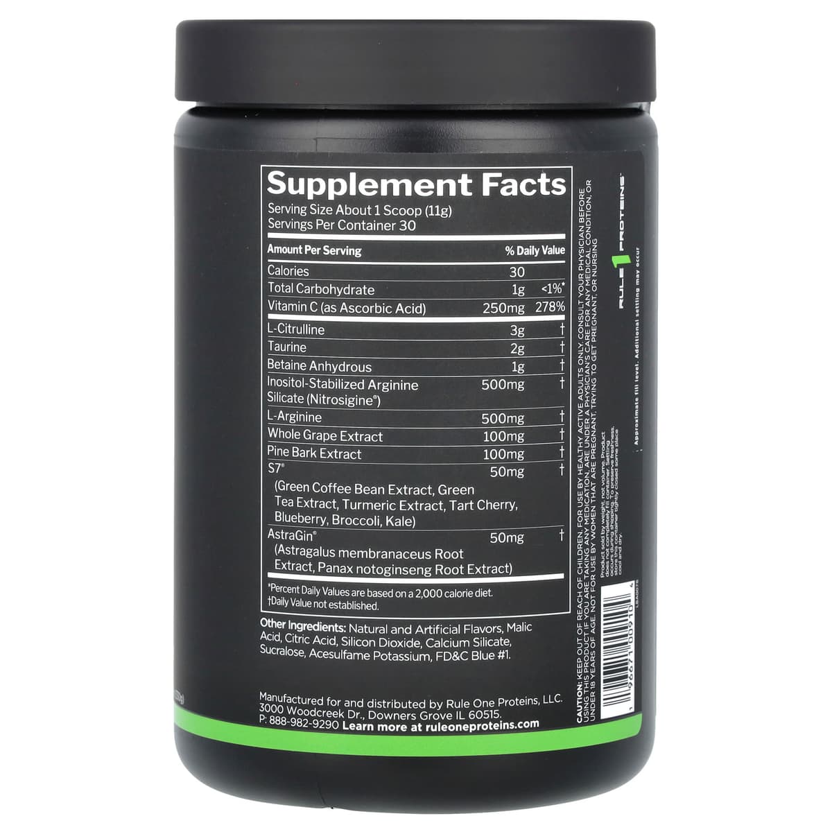 Rule One - Stimuleringsfri Pump - 315g (11.1oz), 30 portioner (KORT DATO 2026-11-30)
