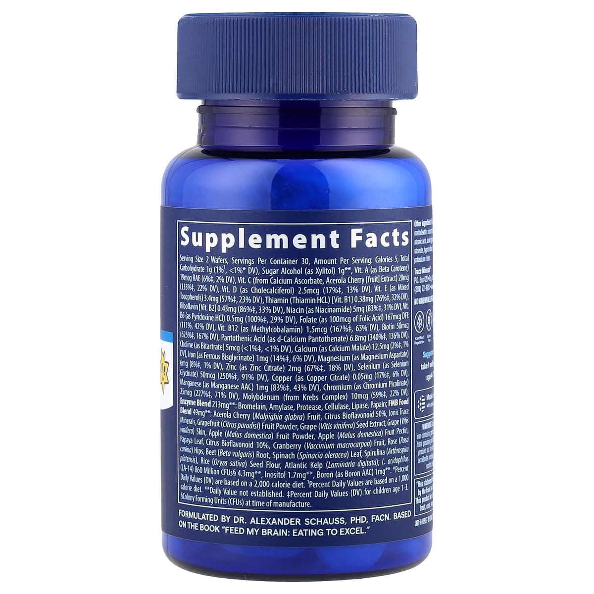 Trace Minerals - Feed My Brain - 60 Gummies Wafers
