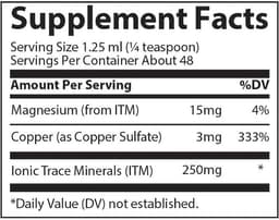 Trace Minerals - Ionic Copper - 59ml