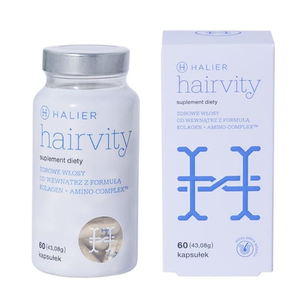 Halier - Hairvity - 60 Caps – Halier förpackning