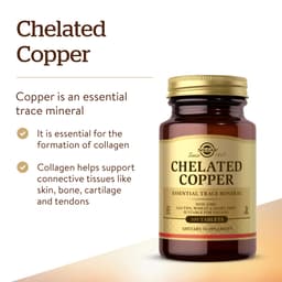 Solgar - Chelated Copper - 100 Tabs
