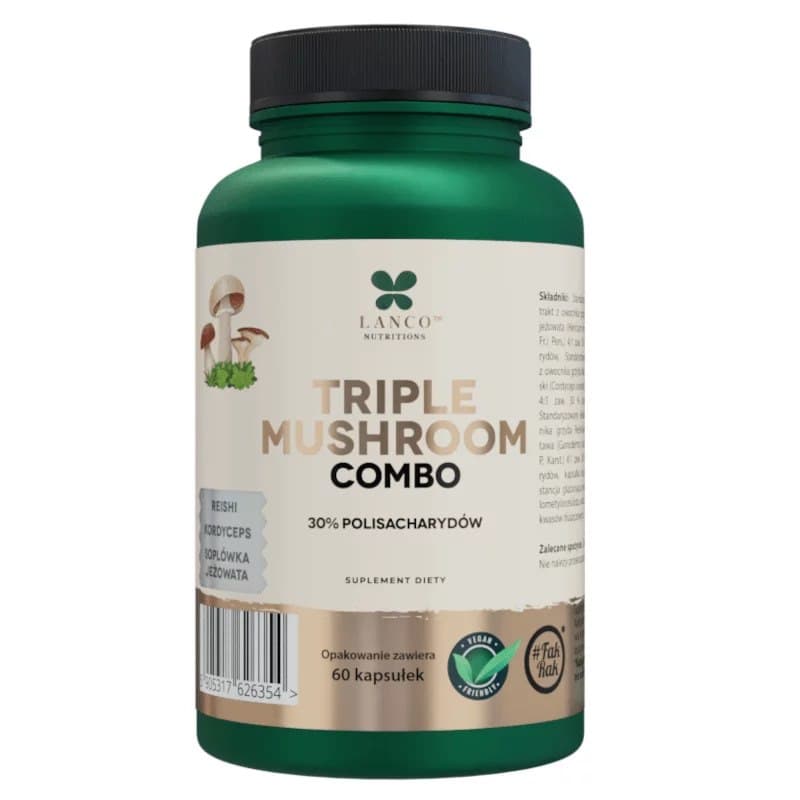 Lanco Nutritions - Triple Mushroom Combo - 60 Caps