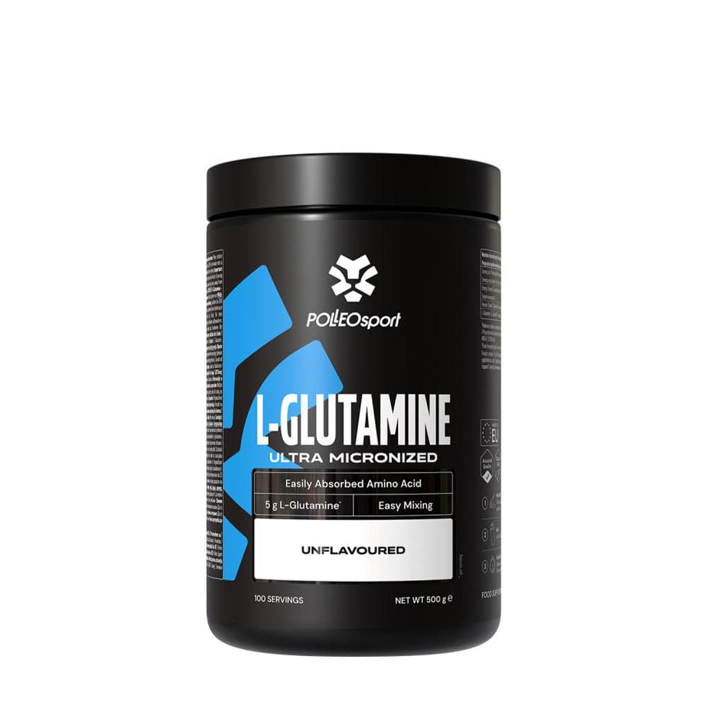 POLLEOsport - L-glutamin - 500 g – POLLEOsport förpackning