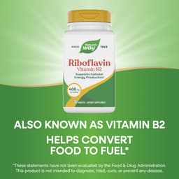 Nature's Way - Riboflavin Vitamin B2 - 30 Tabs