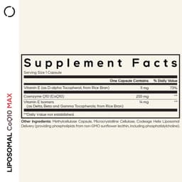 Codeage Liposomal CoQ10 Max - 60 Vcaps - 60 Vegetable Caps