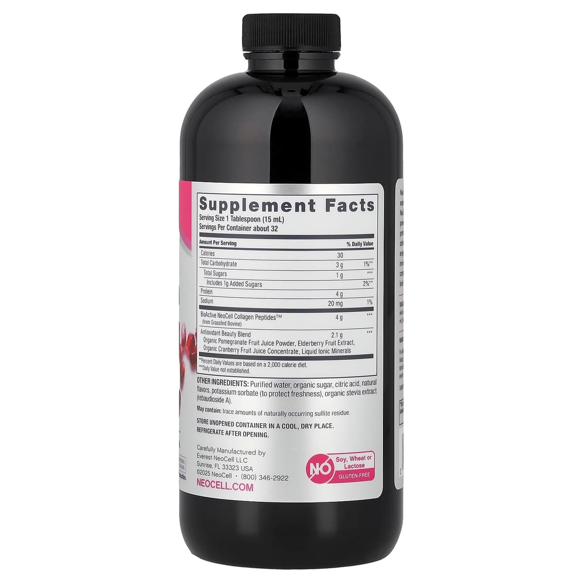 Neocell - Collagen Liquid, Pomegranate - 473ml