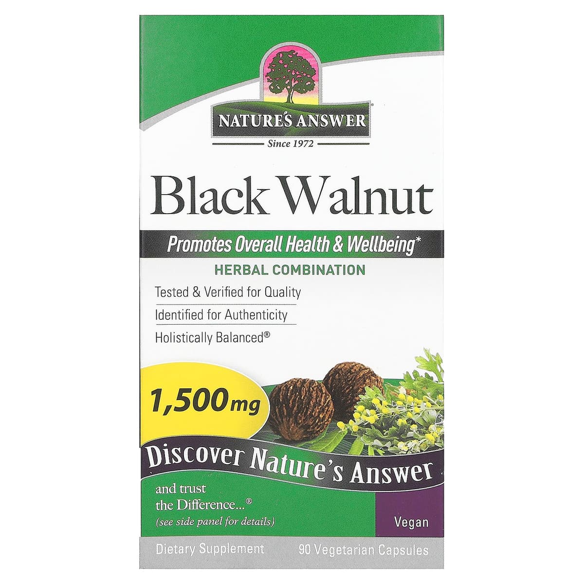 Nature'S Answer - Mustikka- ja Wormwood - 90 Vcaps
