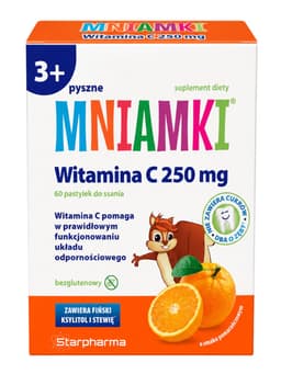 Zdrowy Lizak - Yummies - 60 pastylek - Orange, 60 tabs