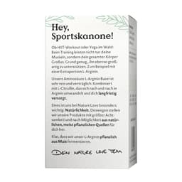 Nature Love - L-Arginine Base - 180 Caps
