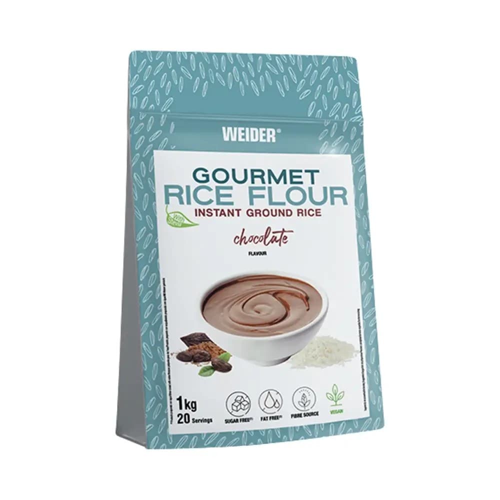 Weider - Ris mel - Chokolade - 1kg – Weider emballage