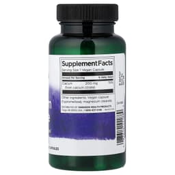 Swanson - Kalsiumsitrat, 200 mg (60 kaps)