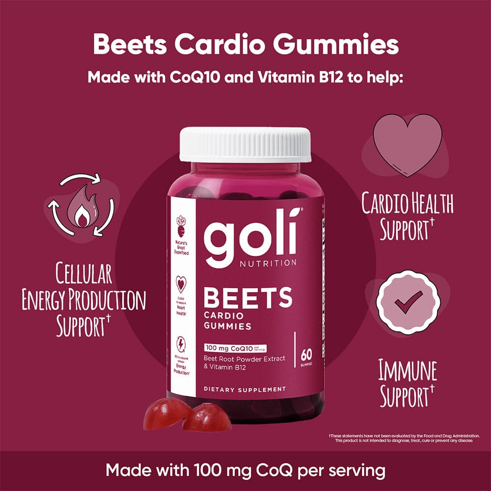Goli Nutrition - Beets Cardio - 60 Gummier