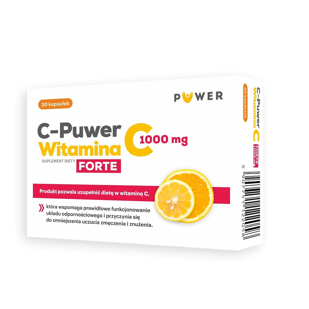 PUWER - C-Puwer Vitamin C FORTE - 30 Caps – PUWER förpackning