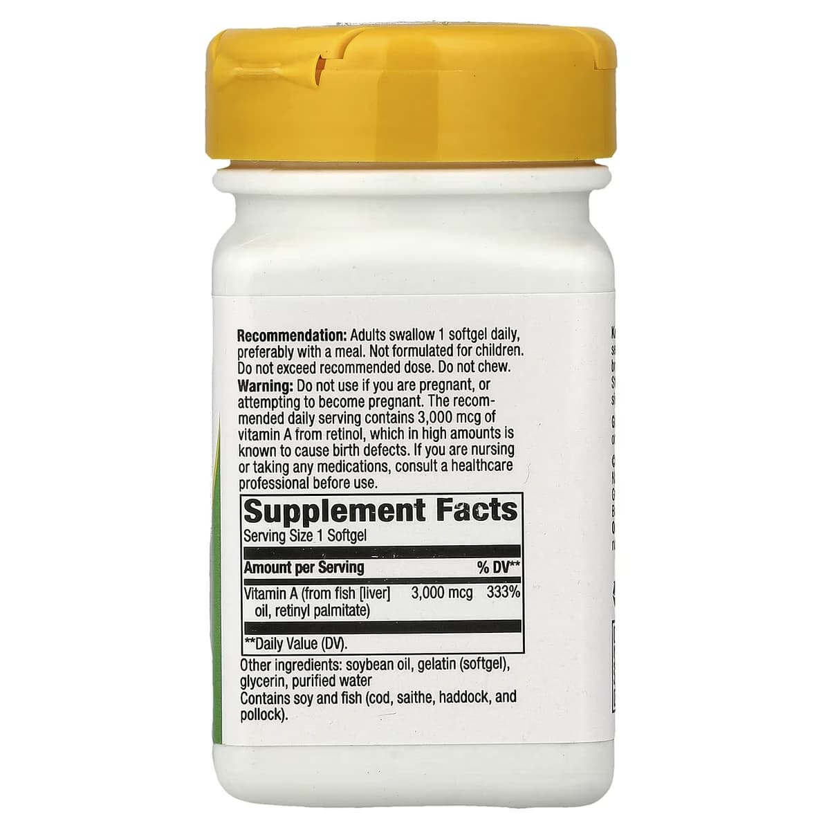 Nature's Way - Vitamin A - 100 Sgels