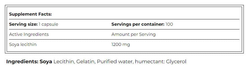Amix - Lecithin - 1200mg