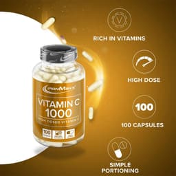 Ironmaxx - Vitamin C 1000 - 100 Kapsler