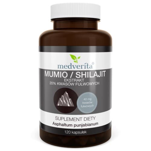 Medverita - Mumio/Shilajit Extract - 120 Caps