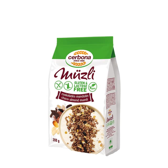 Cerbona - Muesli with Honey, Almond and Cocoa - 200g – Cerbona