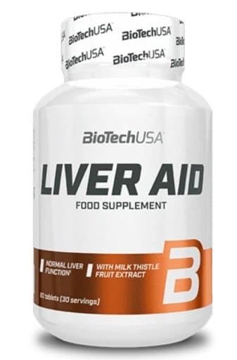 BioTechUSA - Gurkmejaextrakt, L-metionin och mariatistelextrakt - 60 tabletter