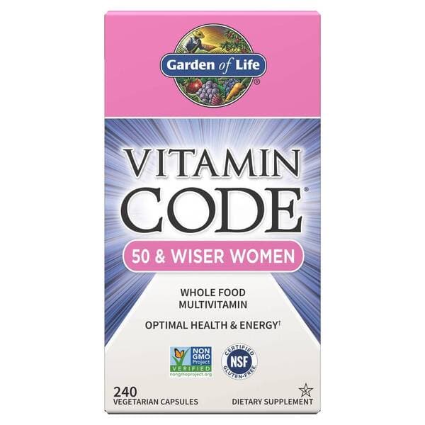 Garden Of Life - Vitamin Code 50 & Wiser Women – Garden Of Life emballage