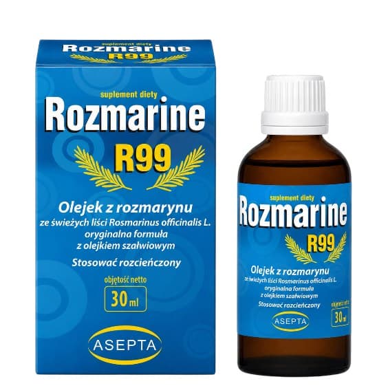 Asepta - Rozmarine R99 - Rosemary & Sage Oil Supplement - 30ml