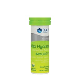 Trace Minerals Max-Hydrate Immunity - Lemon Lime - 10 Effervescent Tabs - 10 Tabs (1.59oz / 45g)