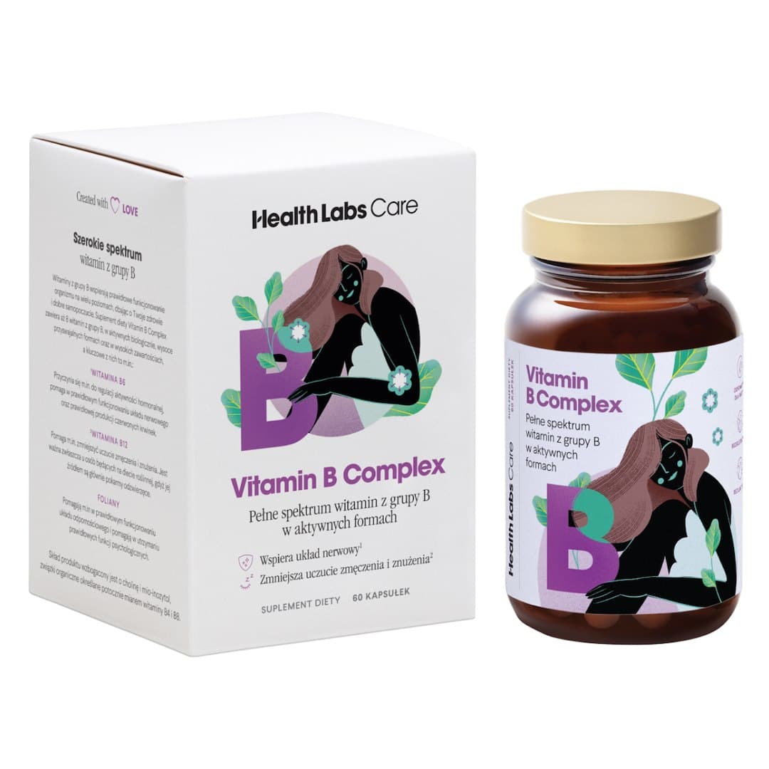Health Labs Care - Vitamin B Complex - 60 Caps – Health Labs Care förpackning