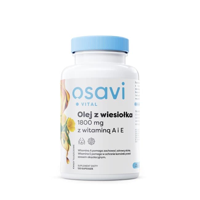 Osavi - Oil With Vitamin A & E - 600mg (120 Caps) – Osavi förpackning