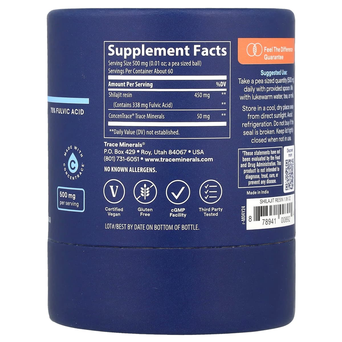 Trace Minerals - Shilajit Resin - 30g