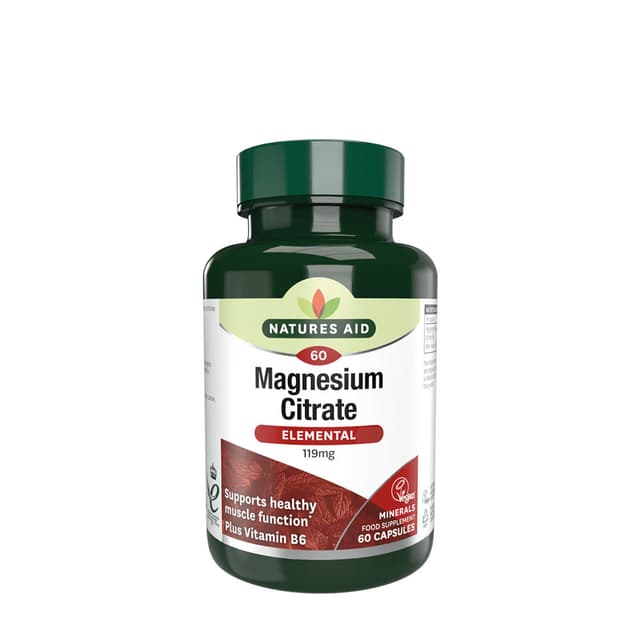 Nature's Aid - Magnesium Citrate - 60 Caps (KORT DATUM 2026-11-30) – Nature's Aid