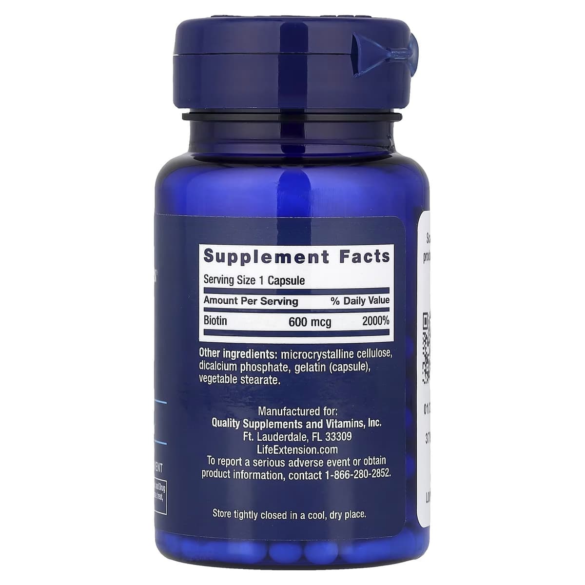 Life Extension - Biotin - 100 Caps