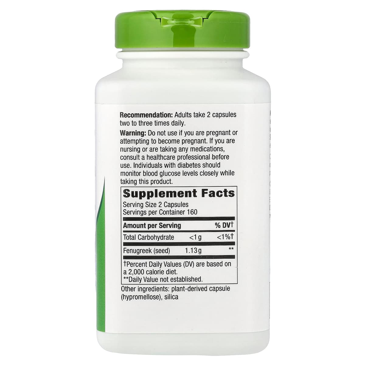 Nature's Way - Fenugreek Seed - 320 Kapsler