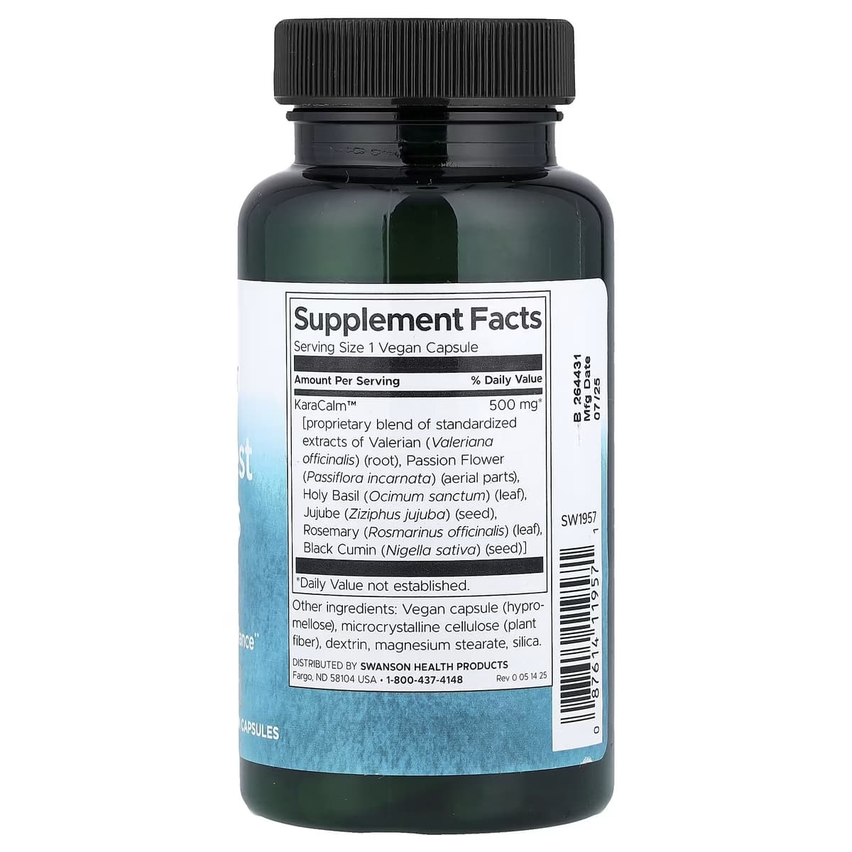 Swanson - Deep Rest & Stress Relief - 60 kapsler
