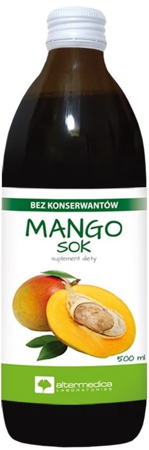 Alter Medica - Mango Juice 500ml – Alter Medica förpackning