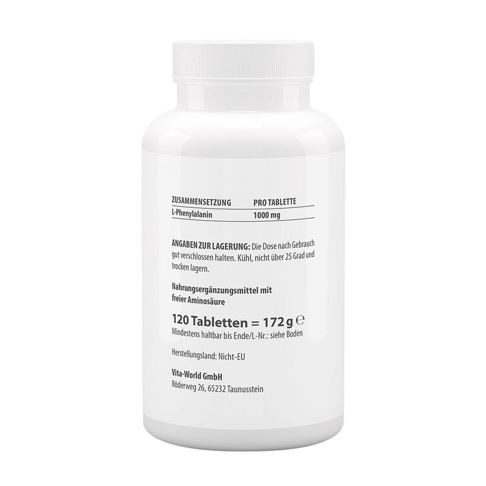 Vitaworld - Phenylalanine 1000 - 120 Tabs
