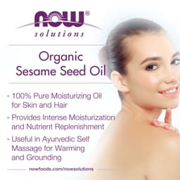 Now Foods - Organic Sesame Seed Oil - 237ml