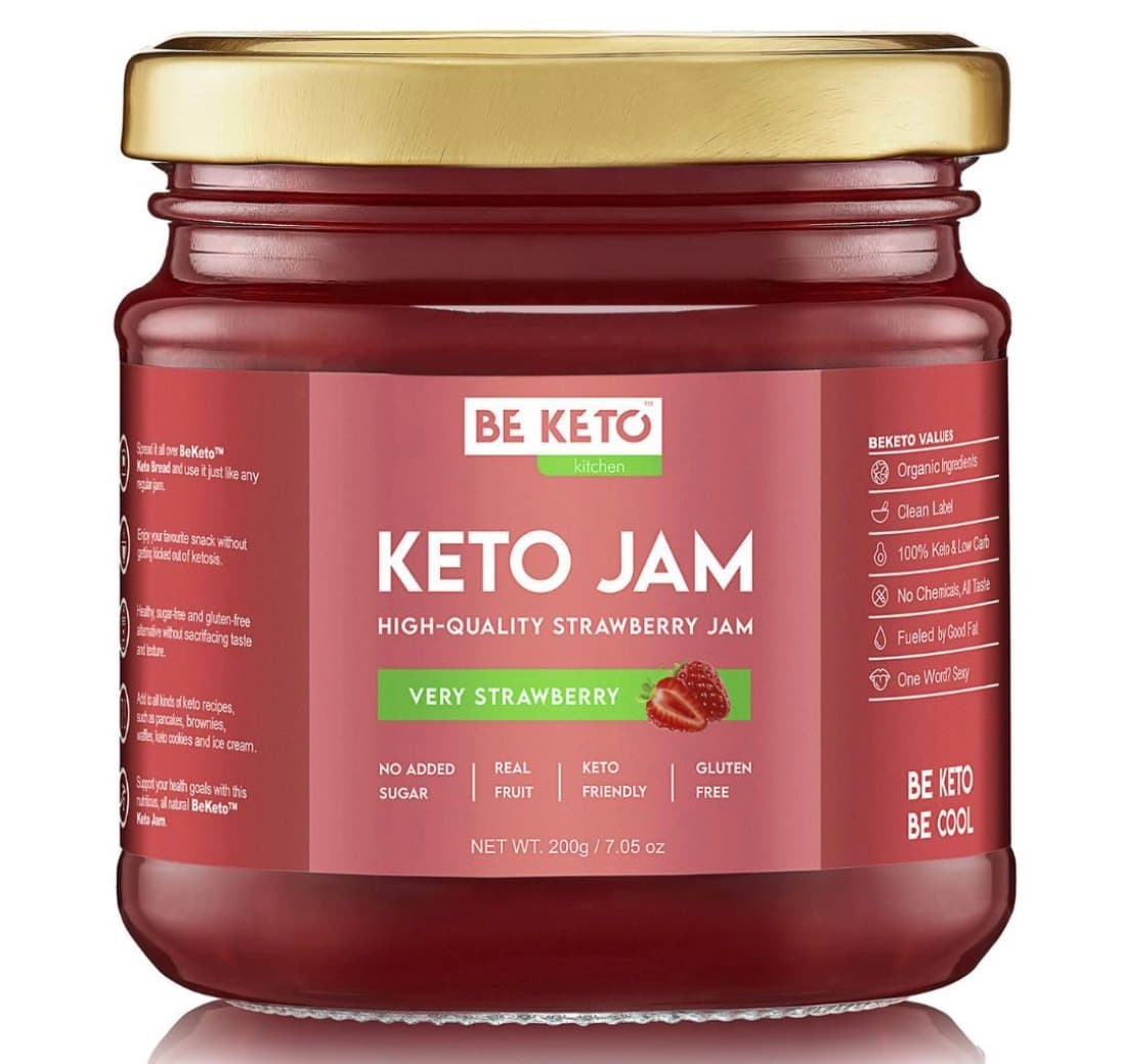 BeKeto - Keto Jam - 200g – BeKeto förpackning