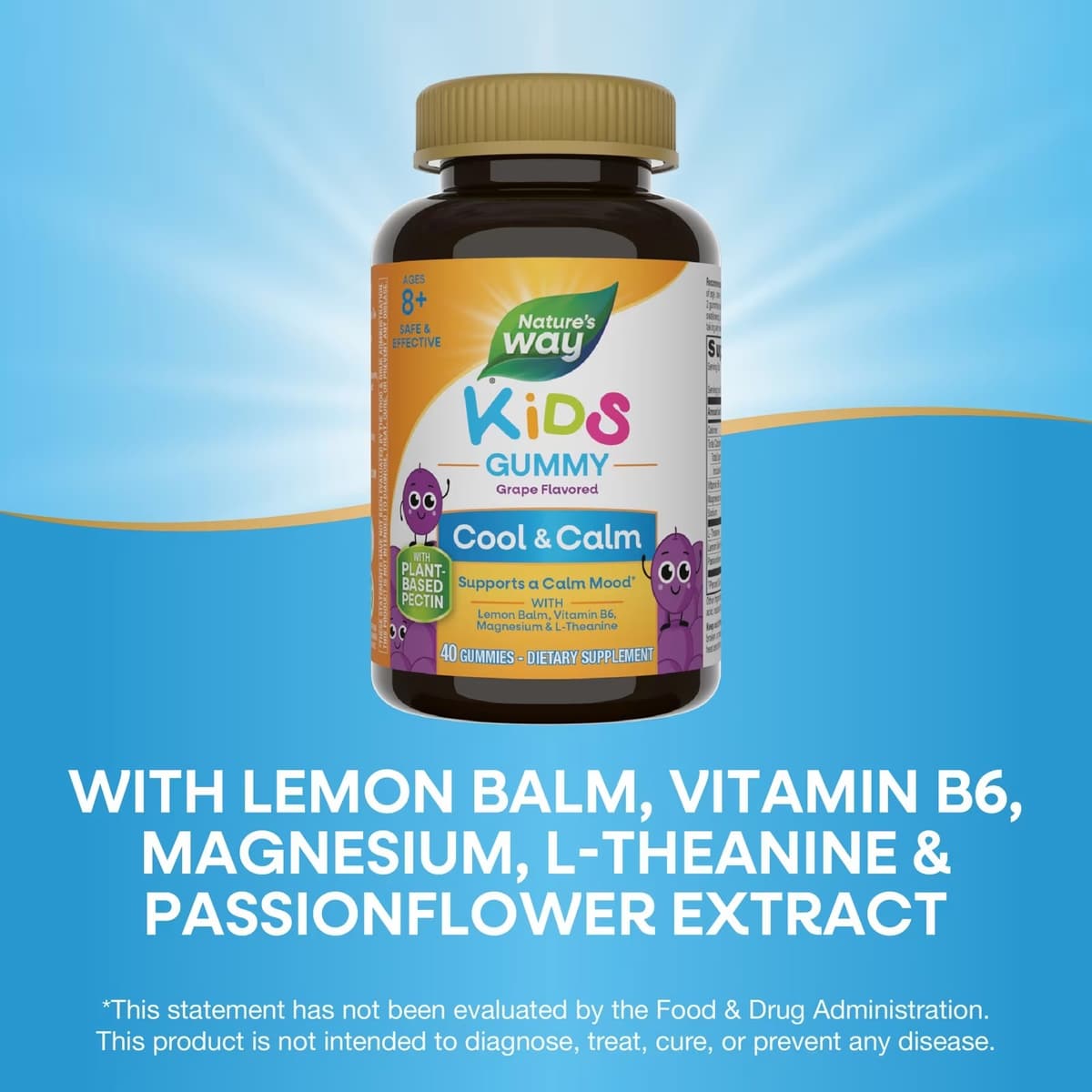 Nature'S Way - Kids Cool, Calm & Collected - 40 Gummies