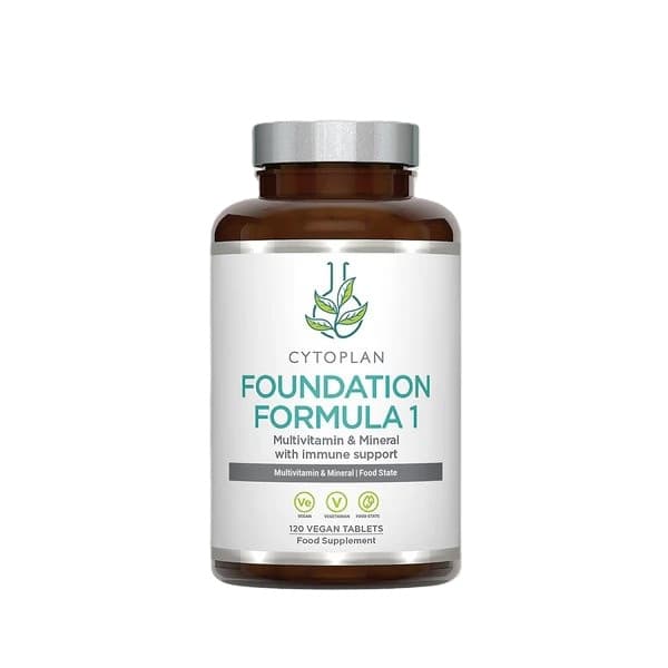 Cytoplan - Foundation Formula 1 - 120 vegan tabs – Cytoplan förpackning